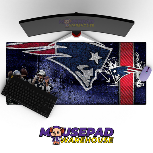 New England Patriots V14 Mousepad Deskmat Mockup