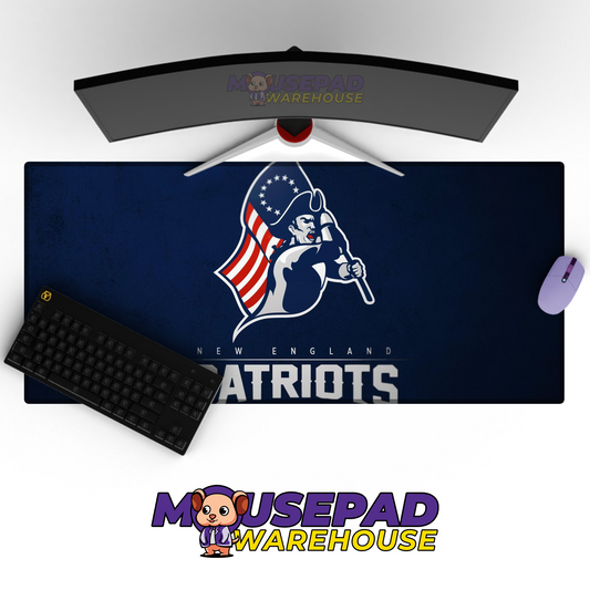 New England Patriots V16 Mousepad Deskmat Mockup