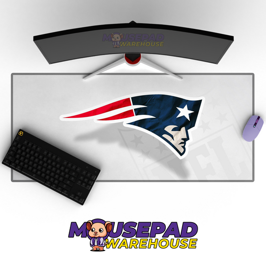 New England Patriots V17 Mousepad Deskmat Mockup