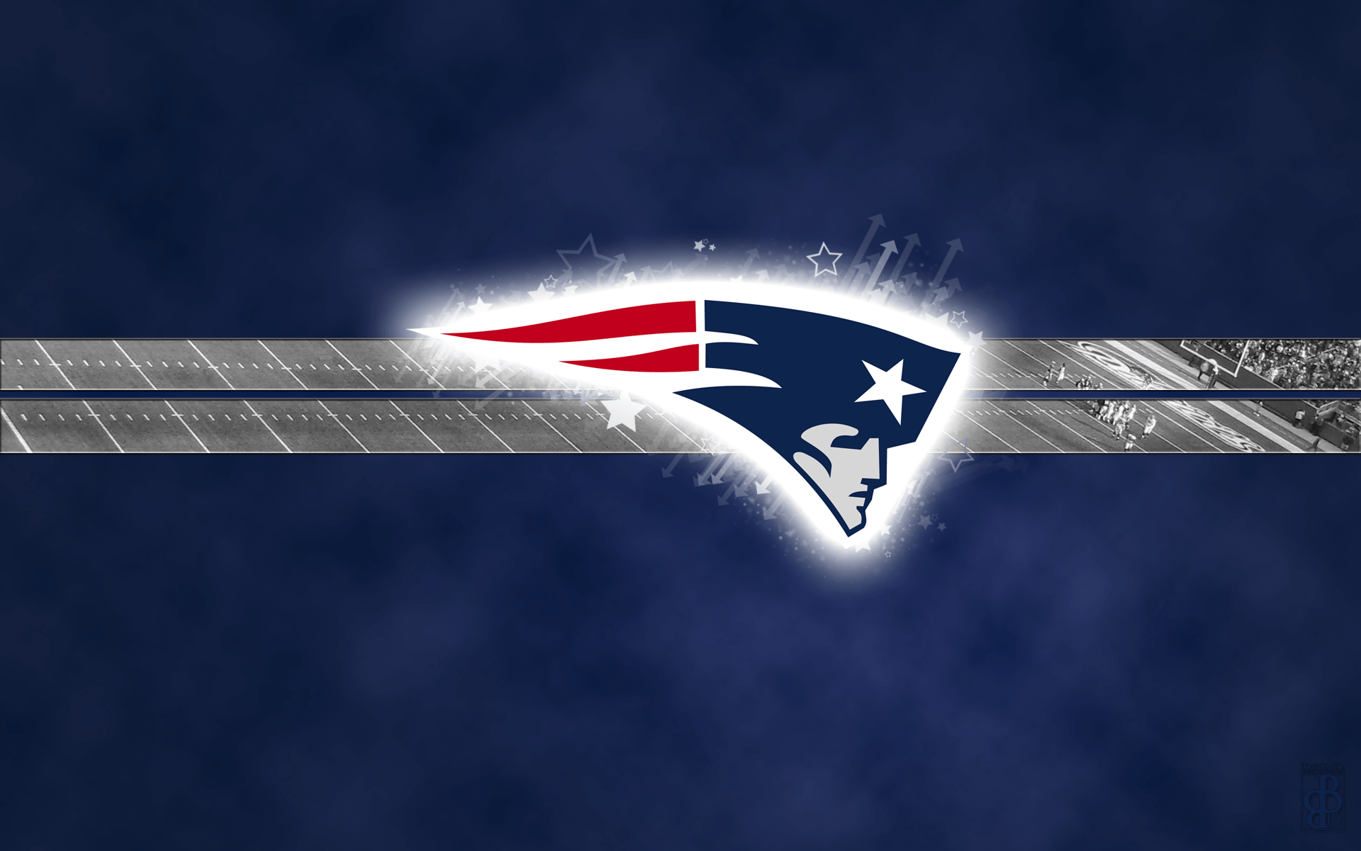 New England Patriots V19 Mousepad Deskmat