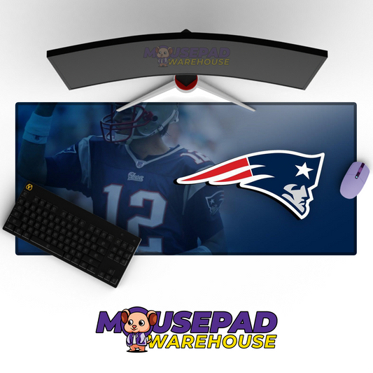 New England Patriots V26 Mousepad Deskmat Mockup