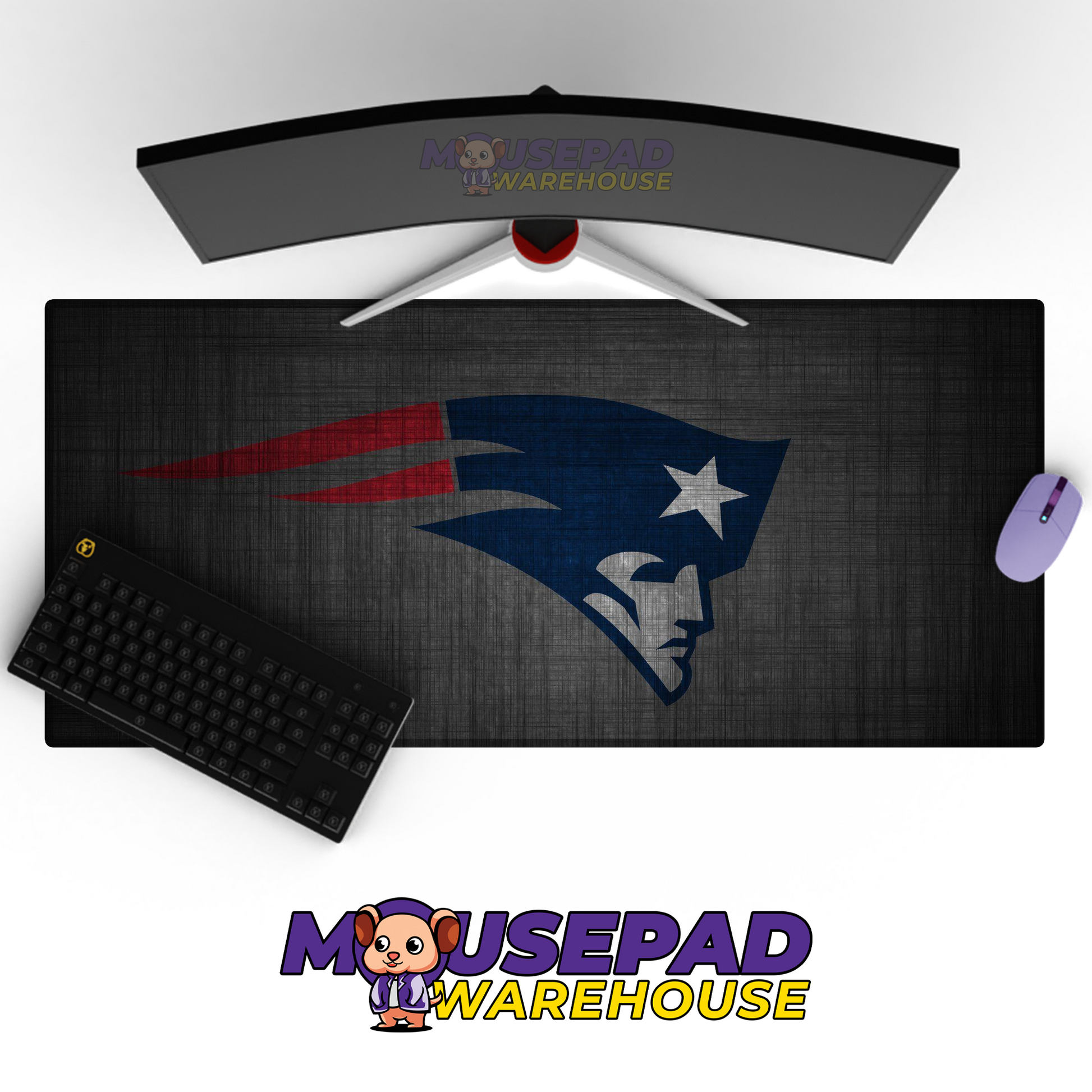 New England Patriots V31 Mousepad Deskmat Mockup