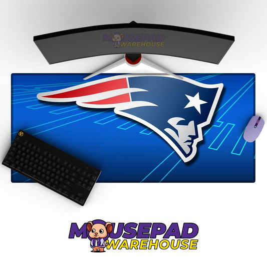 New England Patriots V4 Mousepad Deskmat Mockup