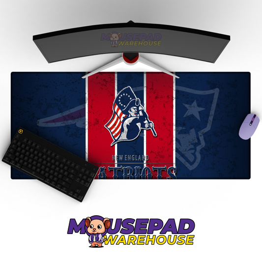 New England Patriots V5 Mousepad Deskmat Mockup