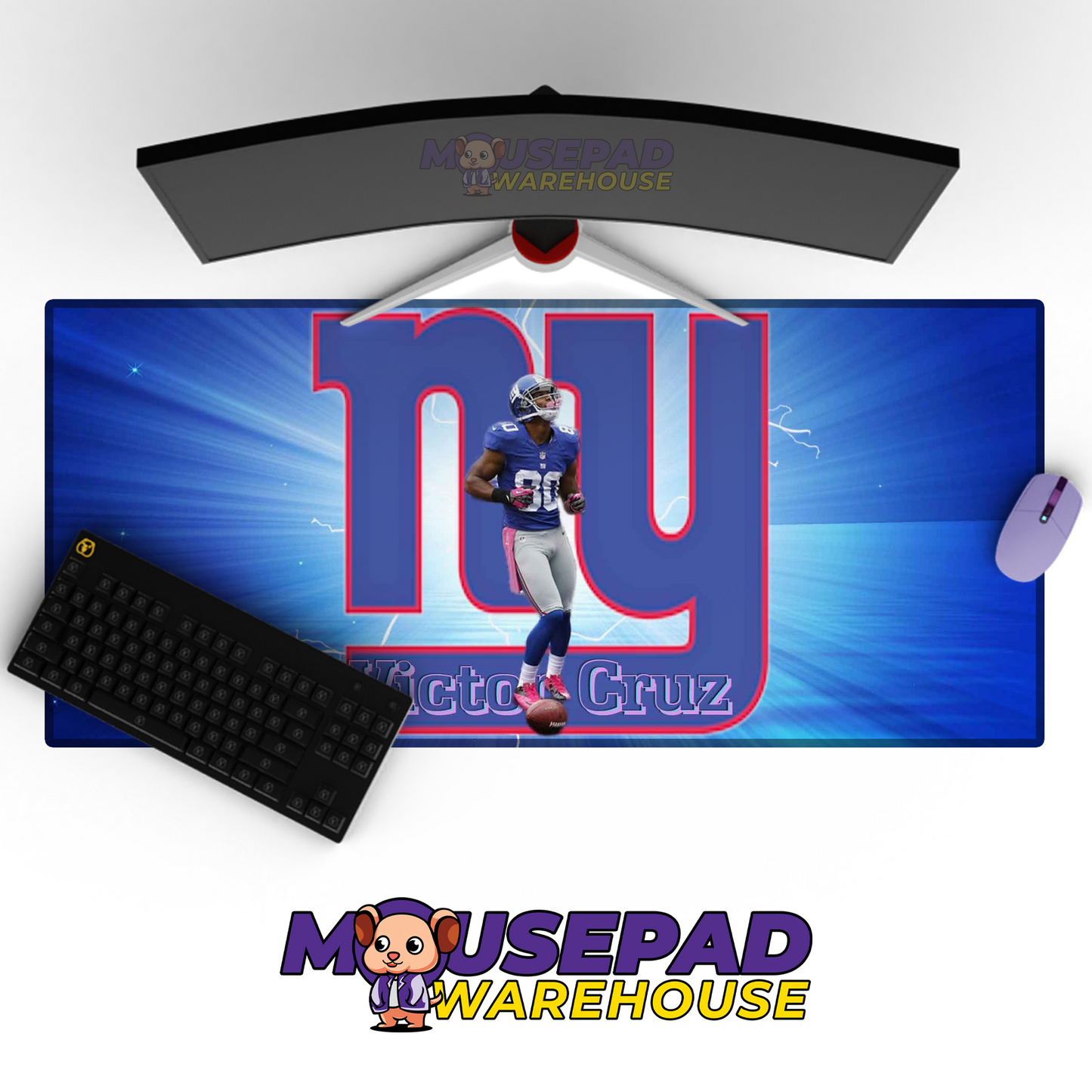 New York Giants V11 Mousepad Deskmat Mockup