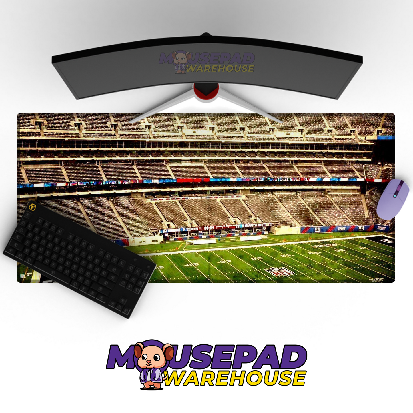 New York Giants V17 Mousepad Deskmat Mockup