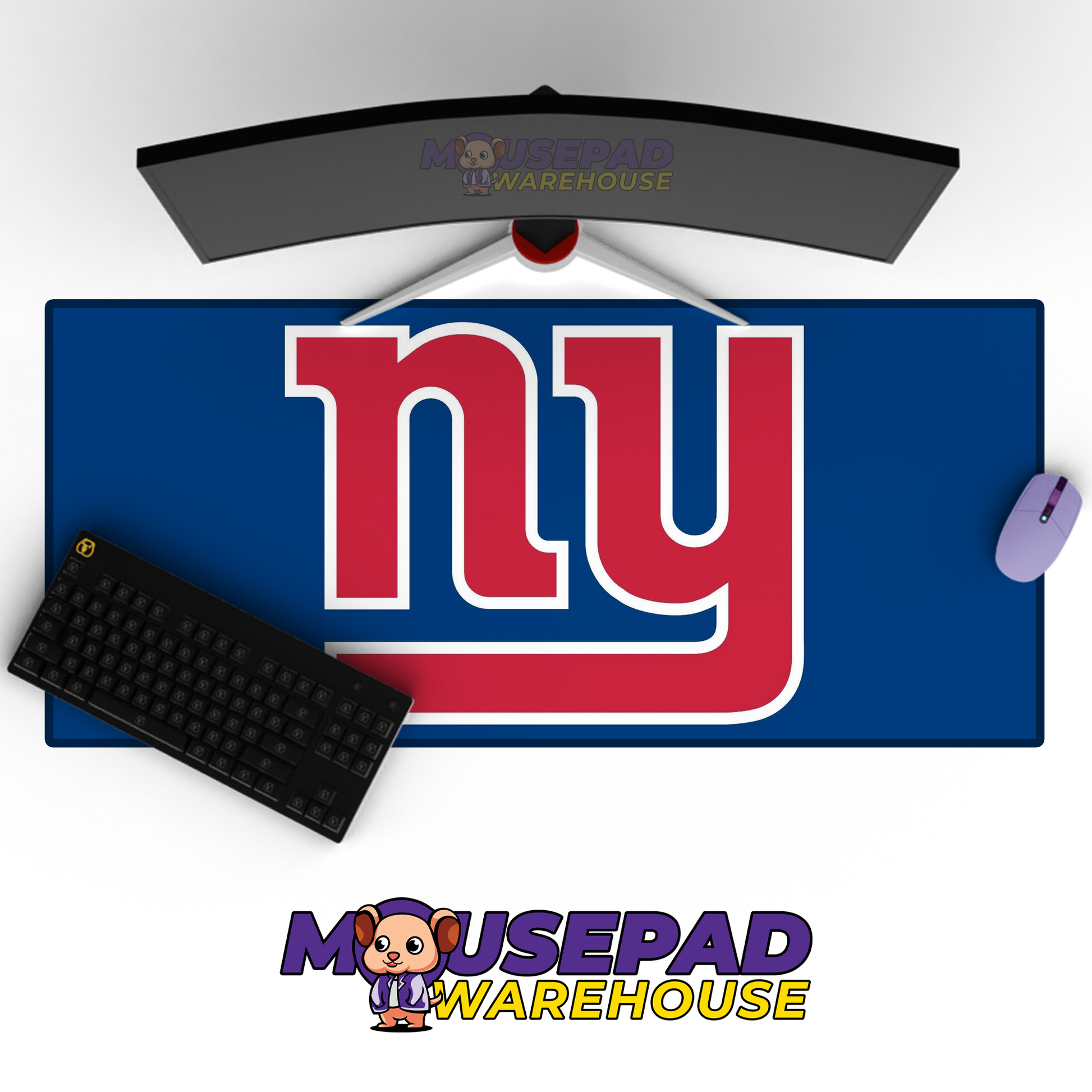 New York Giants V19 Mousepad Deskmat Mockup