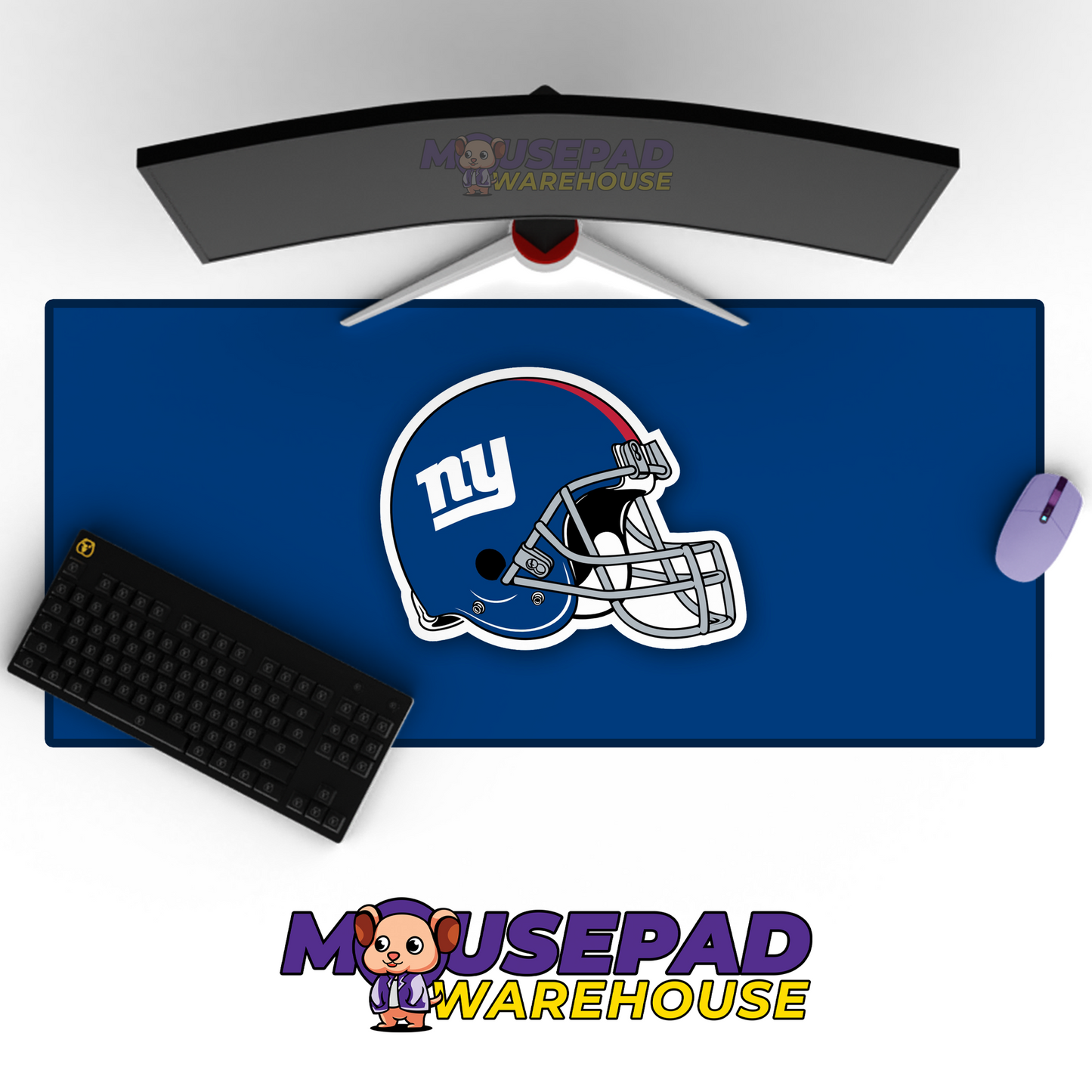 New York Giants V1 Mousepad Deskmat Mockup