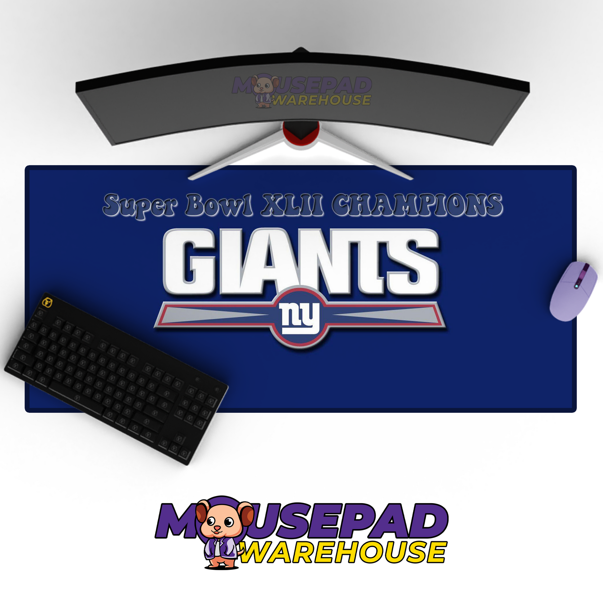 New York Giants V21 Mousepad Deskmat Mockup