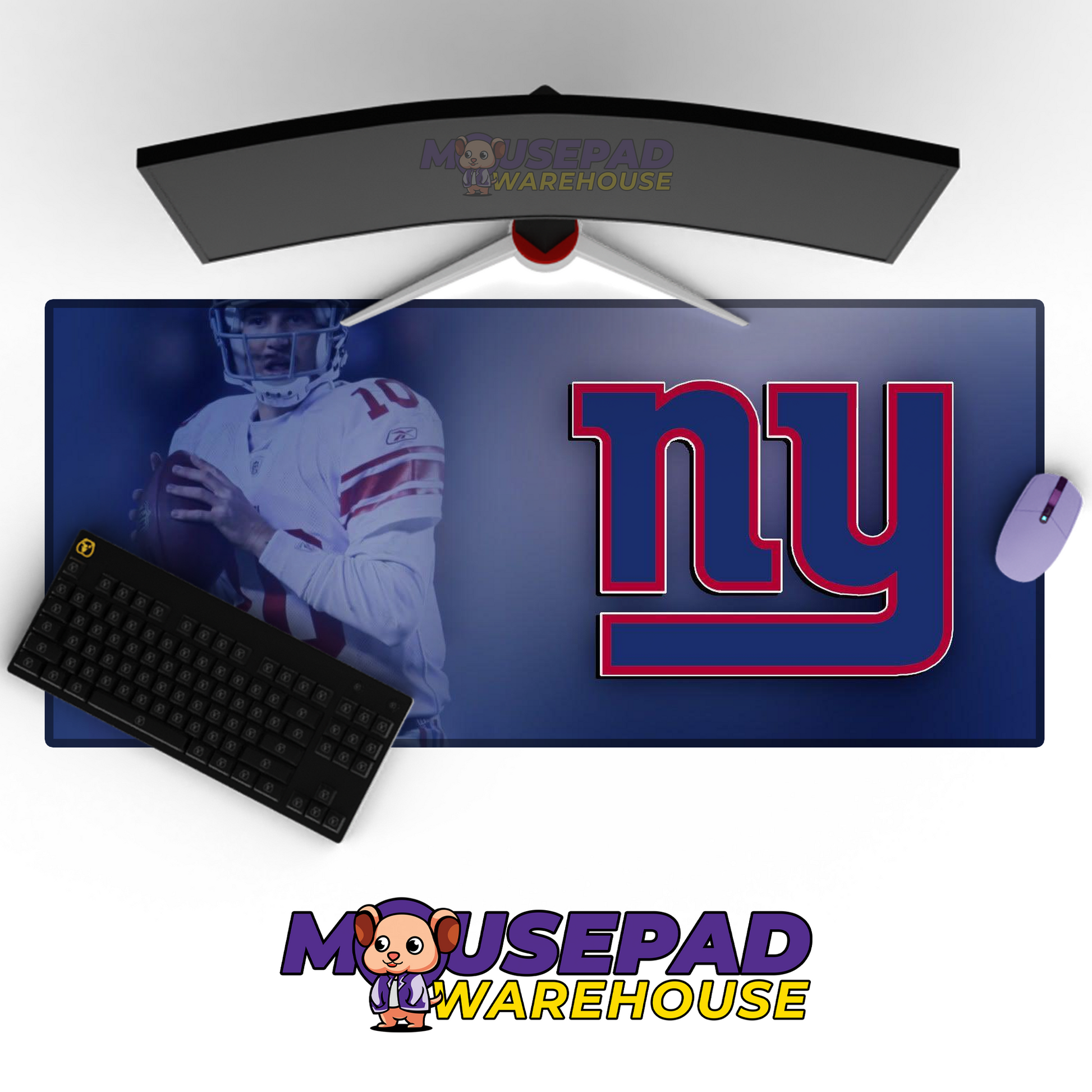New York Giants V22 Mousepad Deskmat Mockup