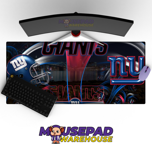 New York Giants V26 Mousepad Deskmat Mockup