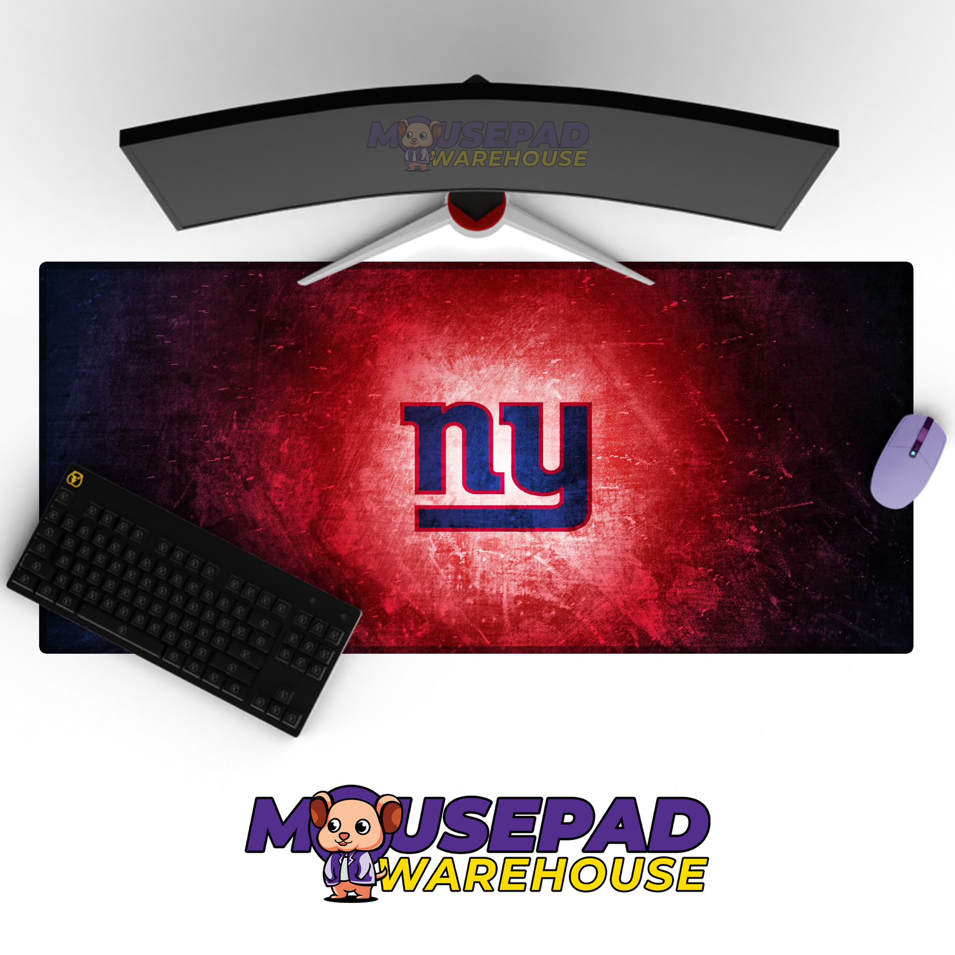 New York Giants V2 Mousepad Deskmat Mockup
