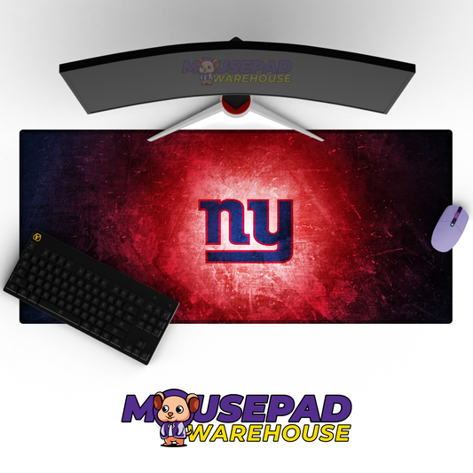 New York Giants V2 Mousepad Deskmat Mockup