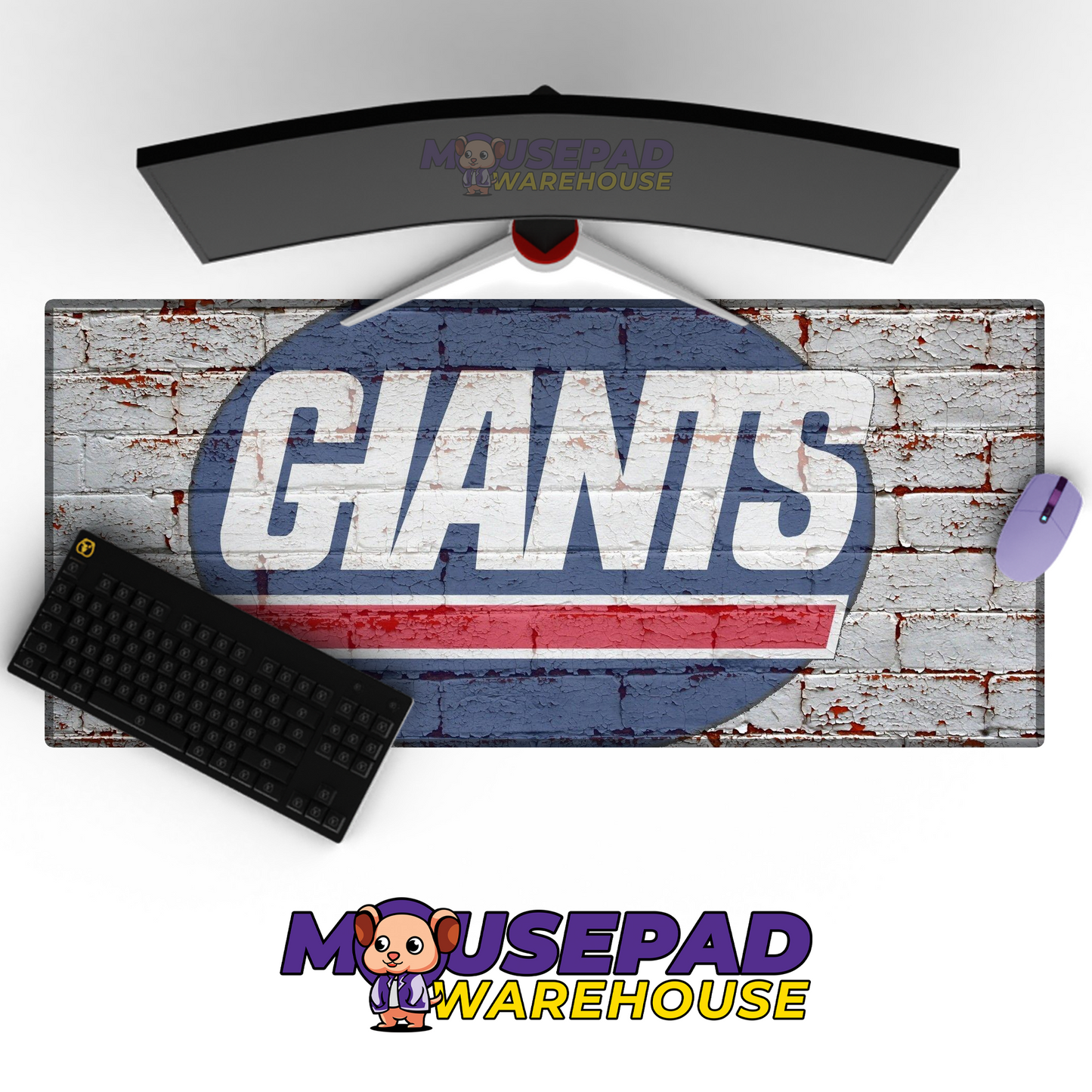 New York Giants V6 Mousepad Deskmat Mockup