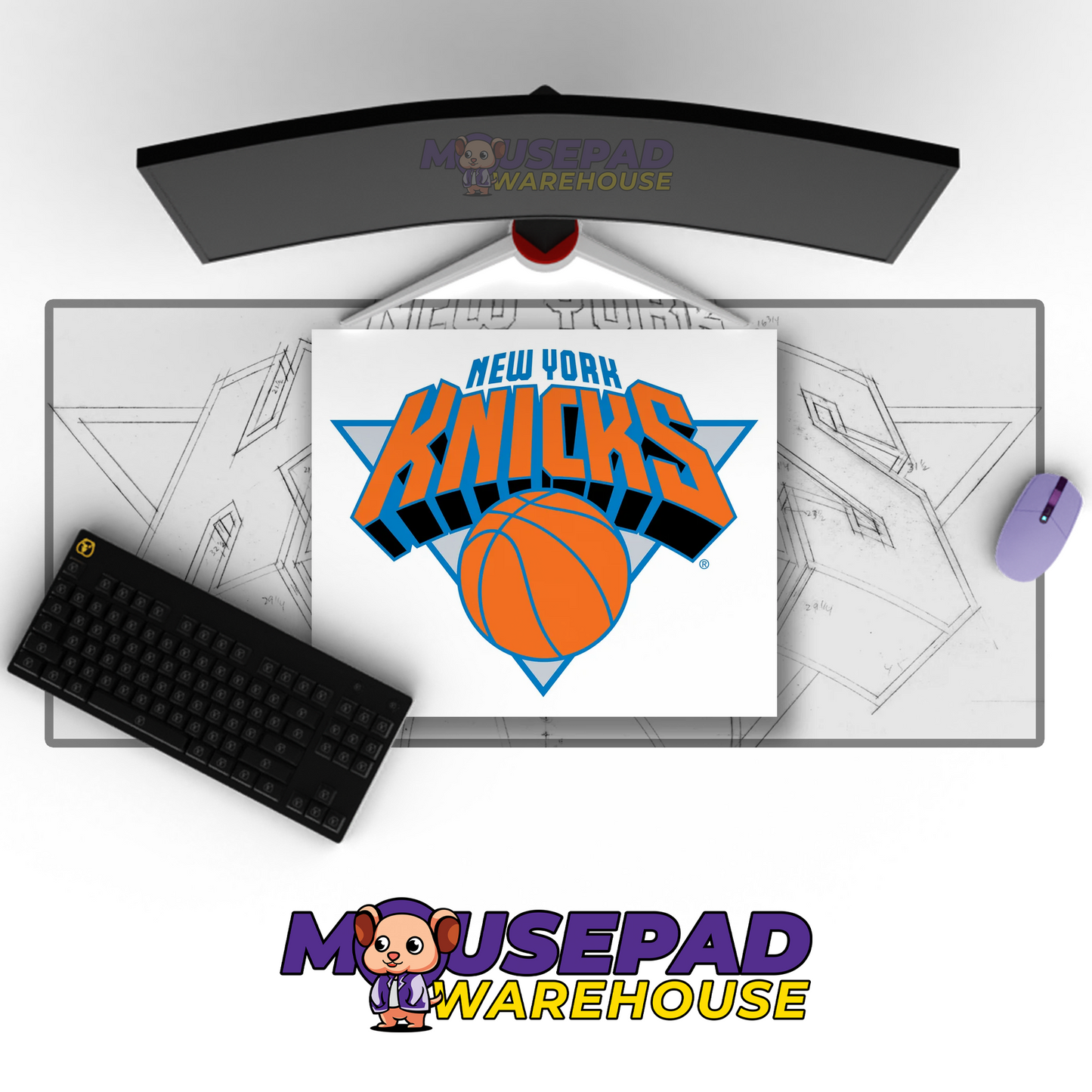 New York Knicks V16 Mousepad Mockup