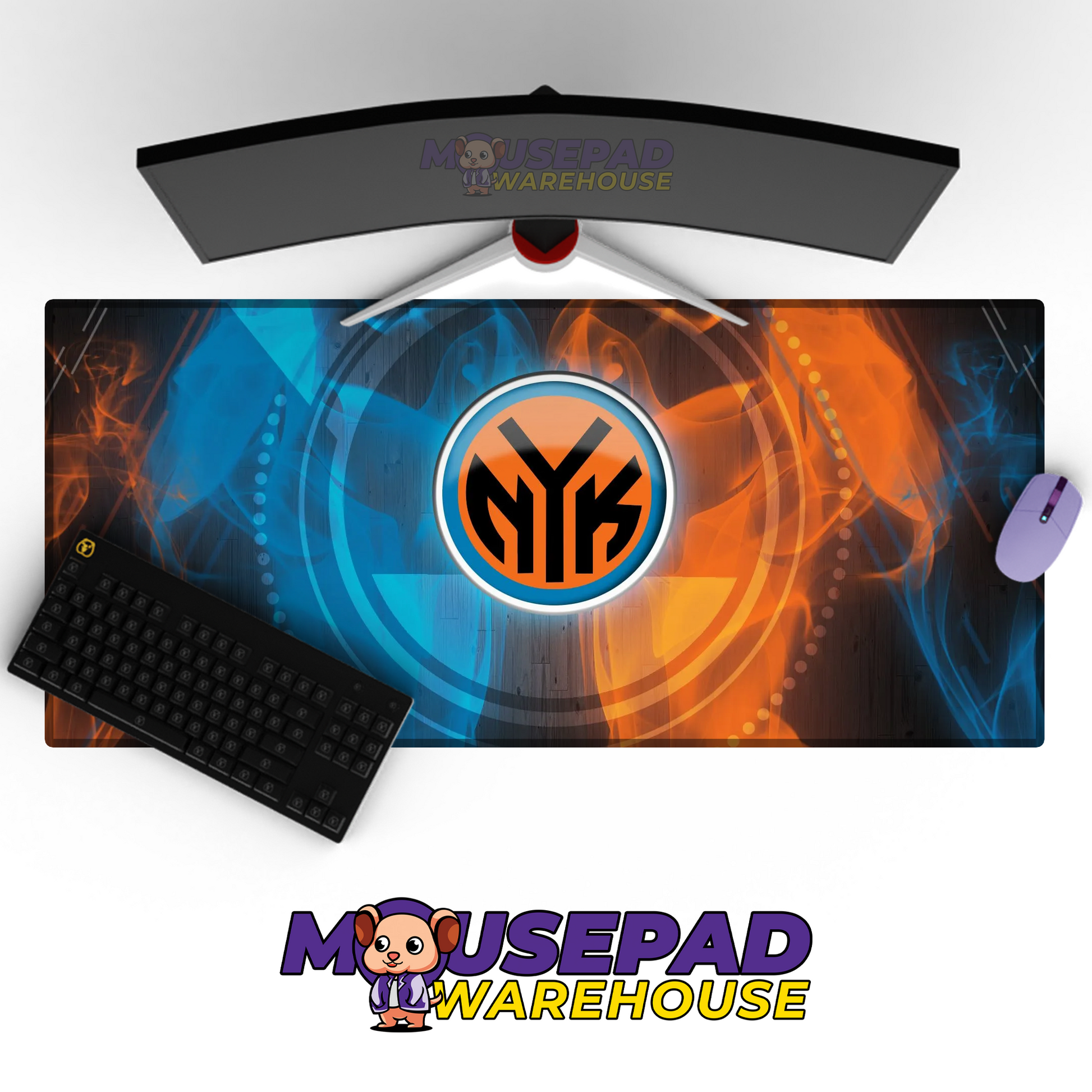 New York Knicks V17 Mousepad Mockup