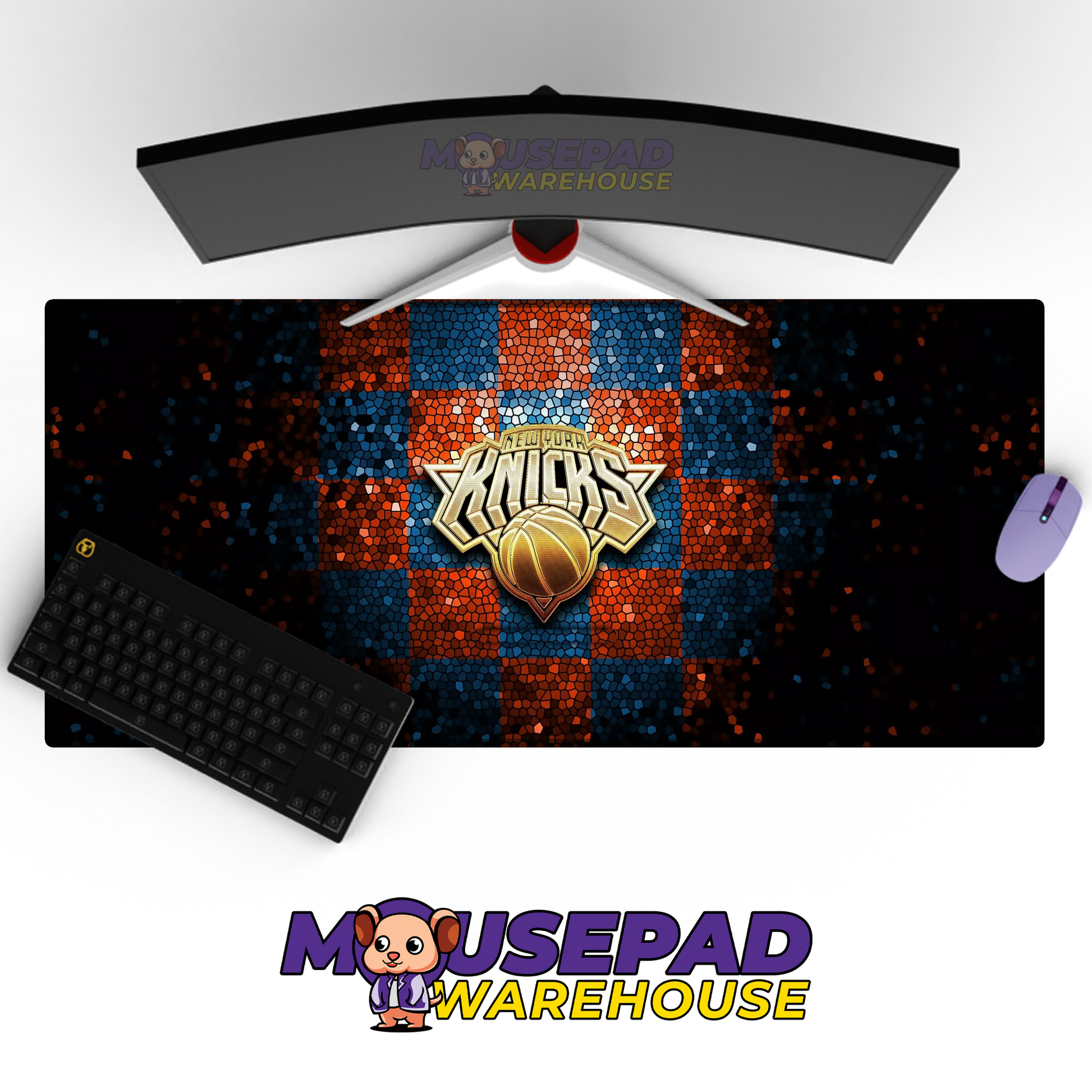 New York Knicks V2 Mousepad Mockup
