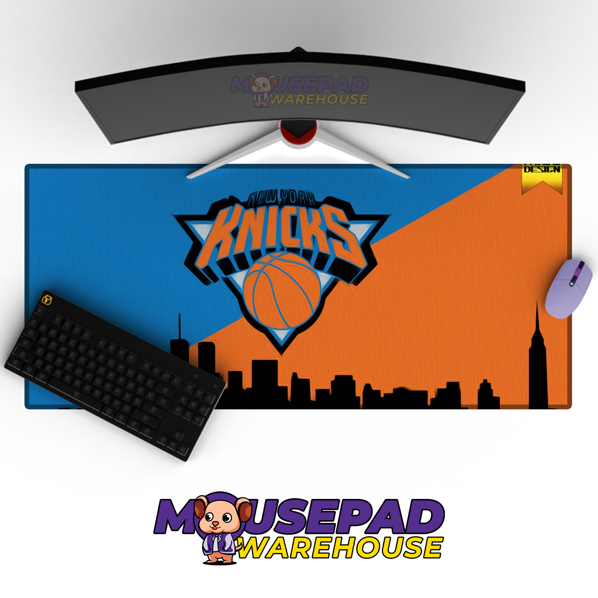 New York Knicks V7 Mousepad Mockup