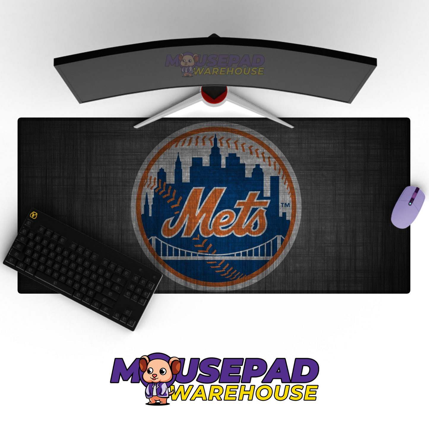 New York Mets V18 Mousepad Mockup