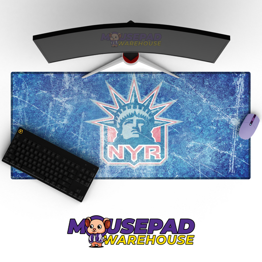 New York Rangers V1 Mousepad Deskmat Mockup