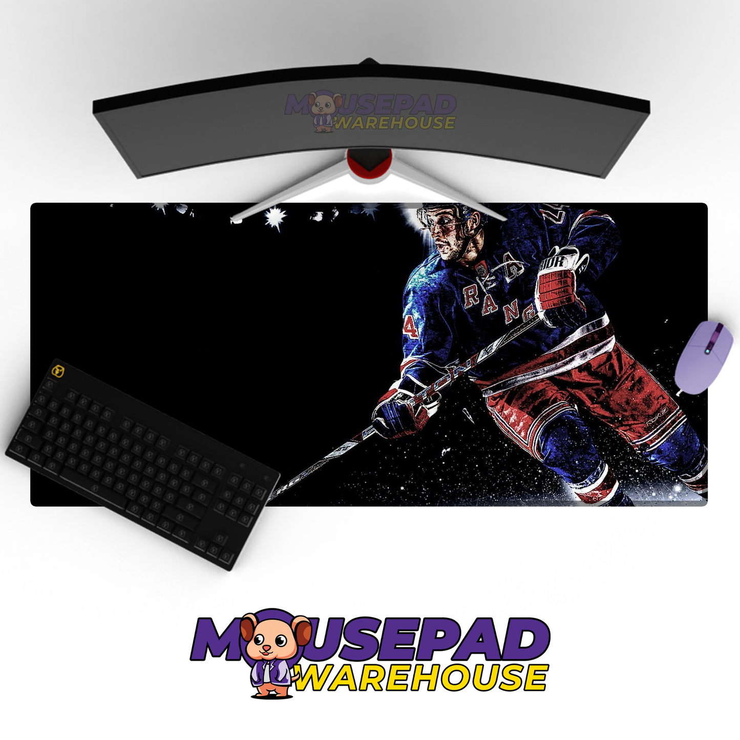 New York Rangers V22 Mousepad Deskmat Mockup
