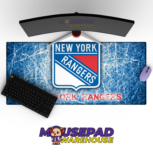 New York Rangers V23 Mousepad Deskmat Mockup