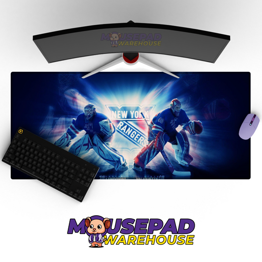 New York Rangers V2 Mousepad Deskmat Mockup