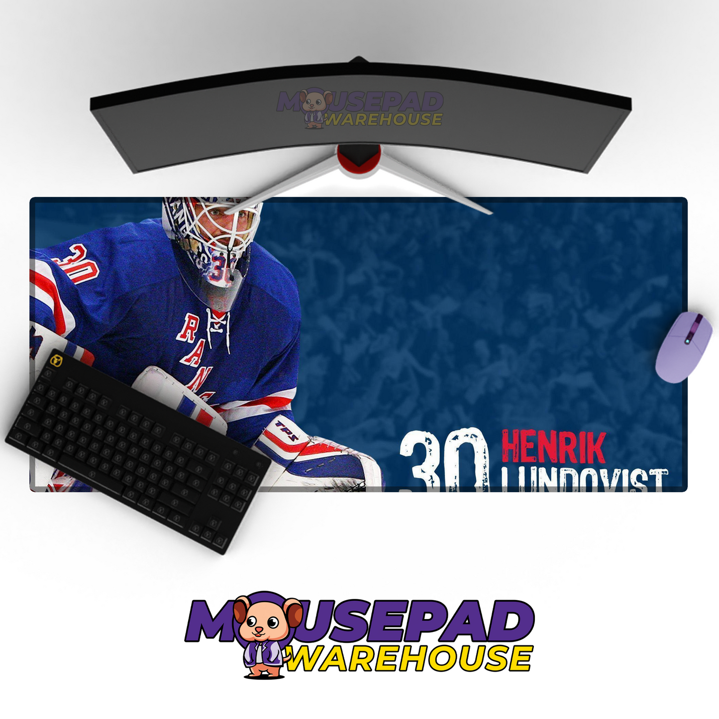 New York Rangers V3 Mousepad Deskmat Mockup