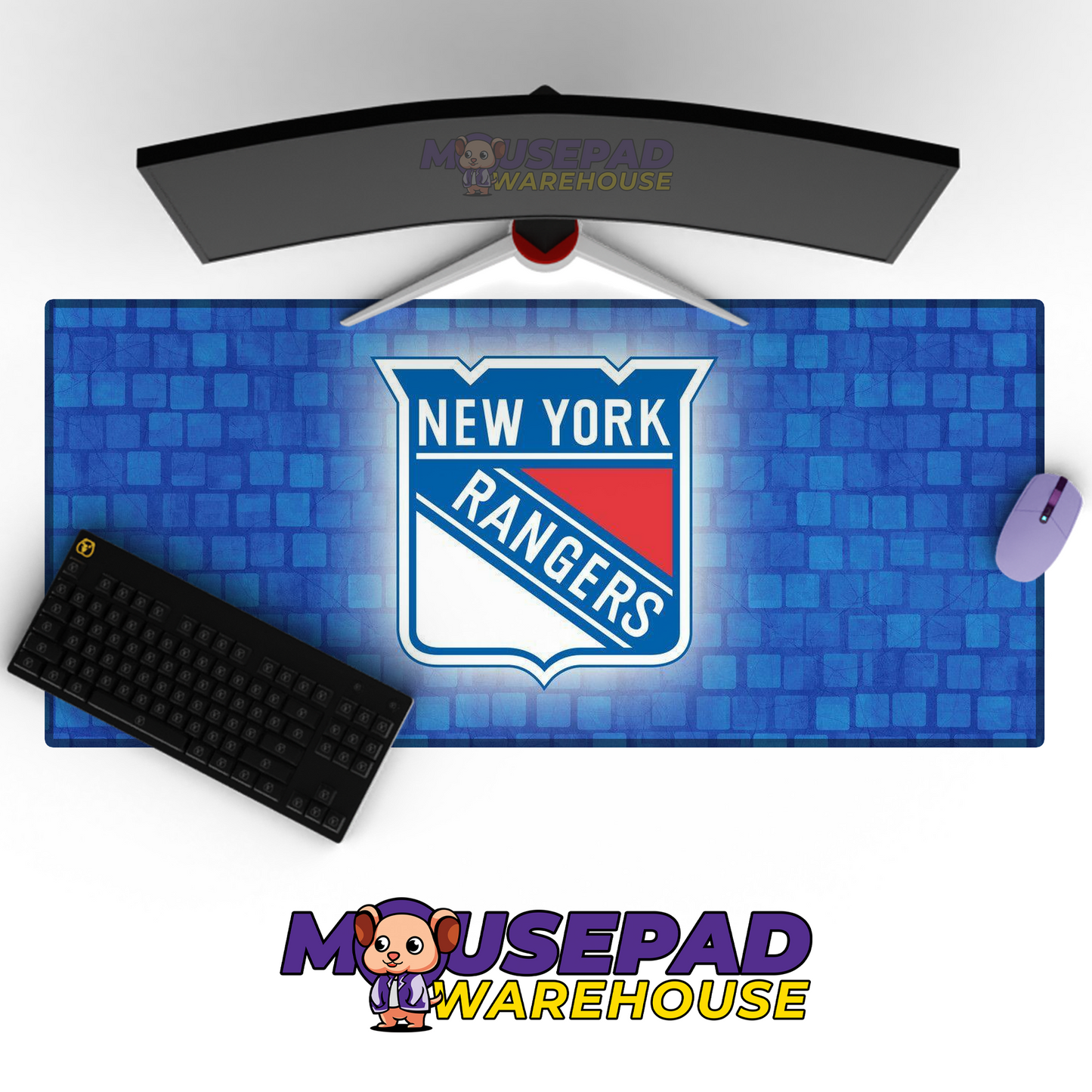 New York Rangers V5 Mousepad Deskmat Mockup
