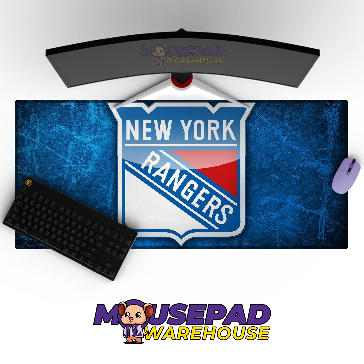 New York Rangers V8 Mousepad Deskmat Mockup