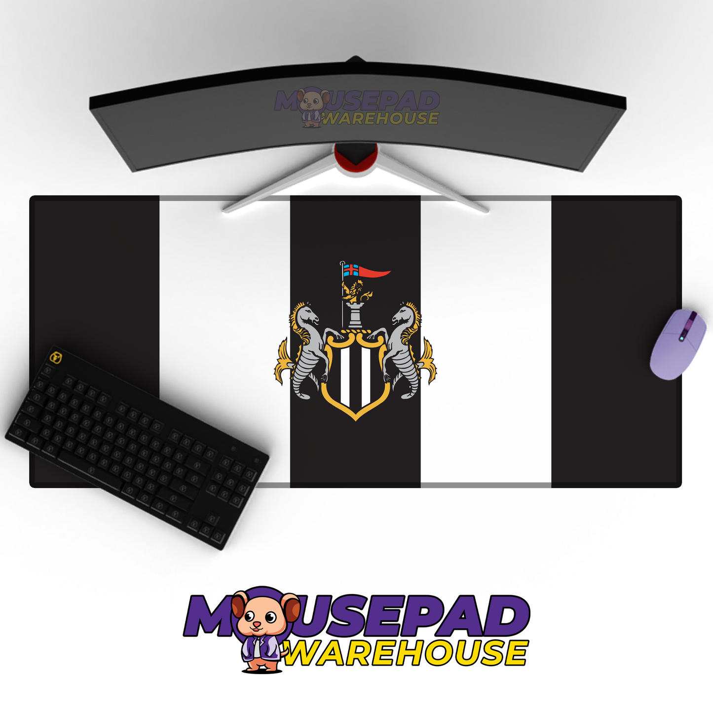 Newcastle United V2 Mousepad Mockup