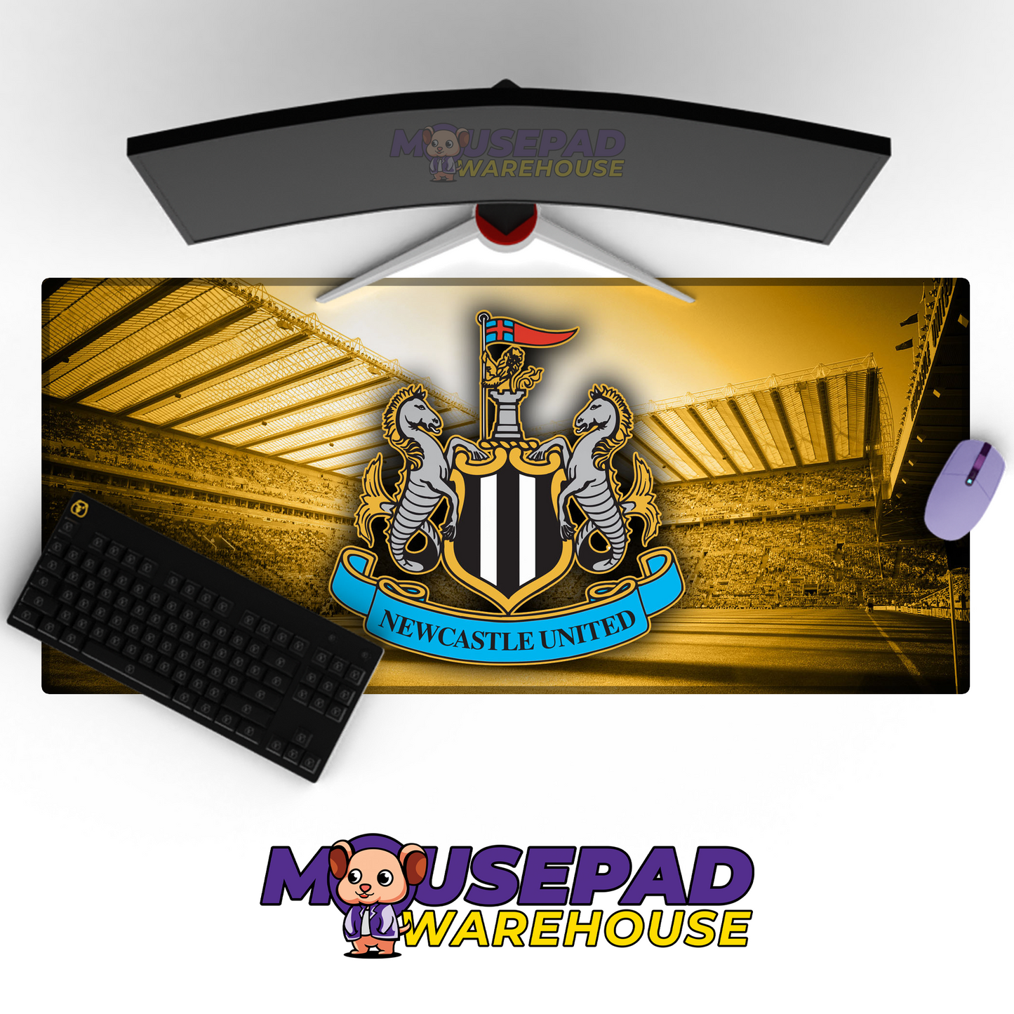 Newcastle United V5 Mousepad Mockup
