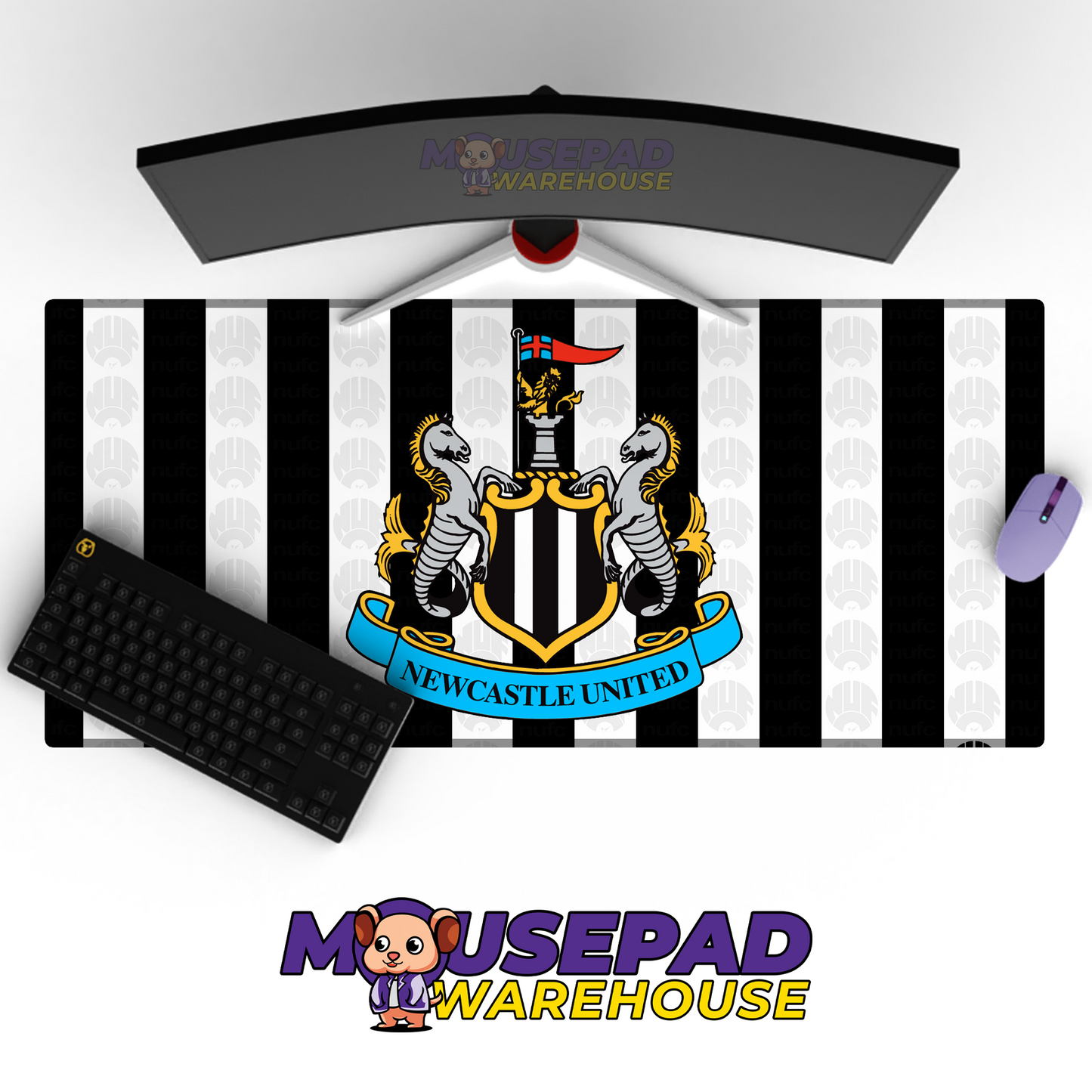Newcastle United V7 Mousepad Mockup