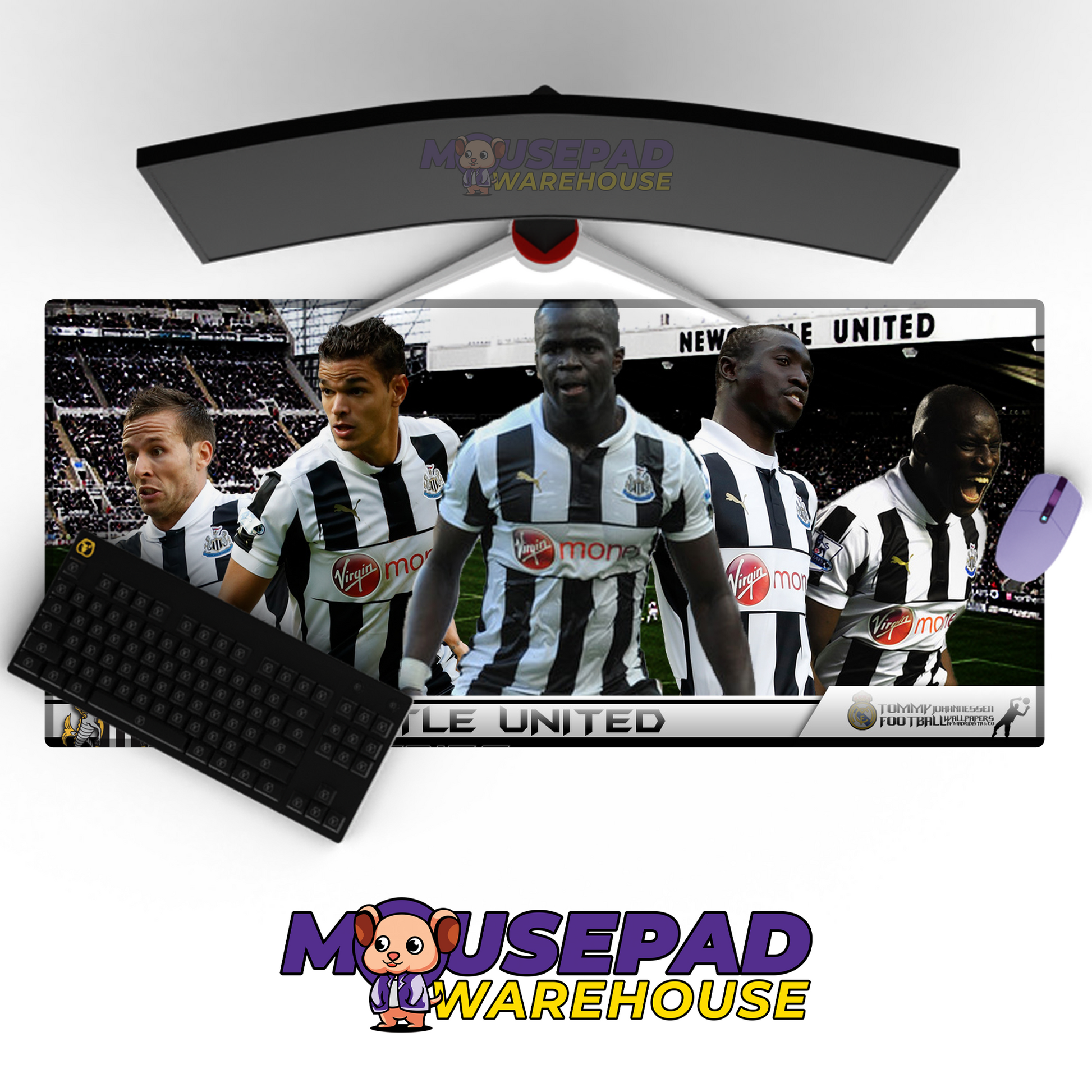 Newcastle United V9 Mousepad Mockup