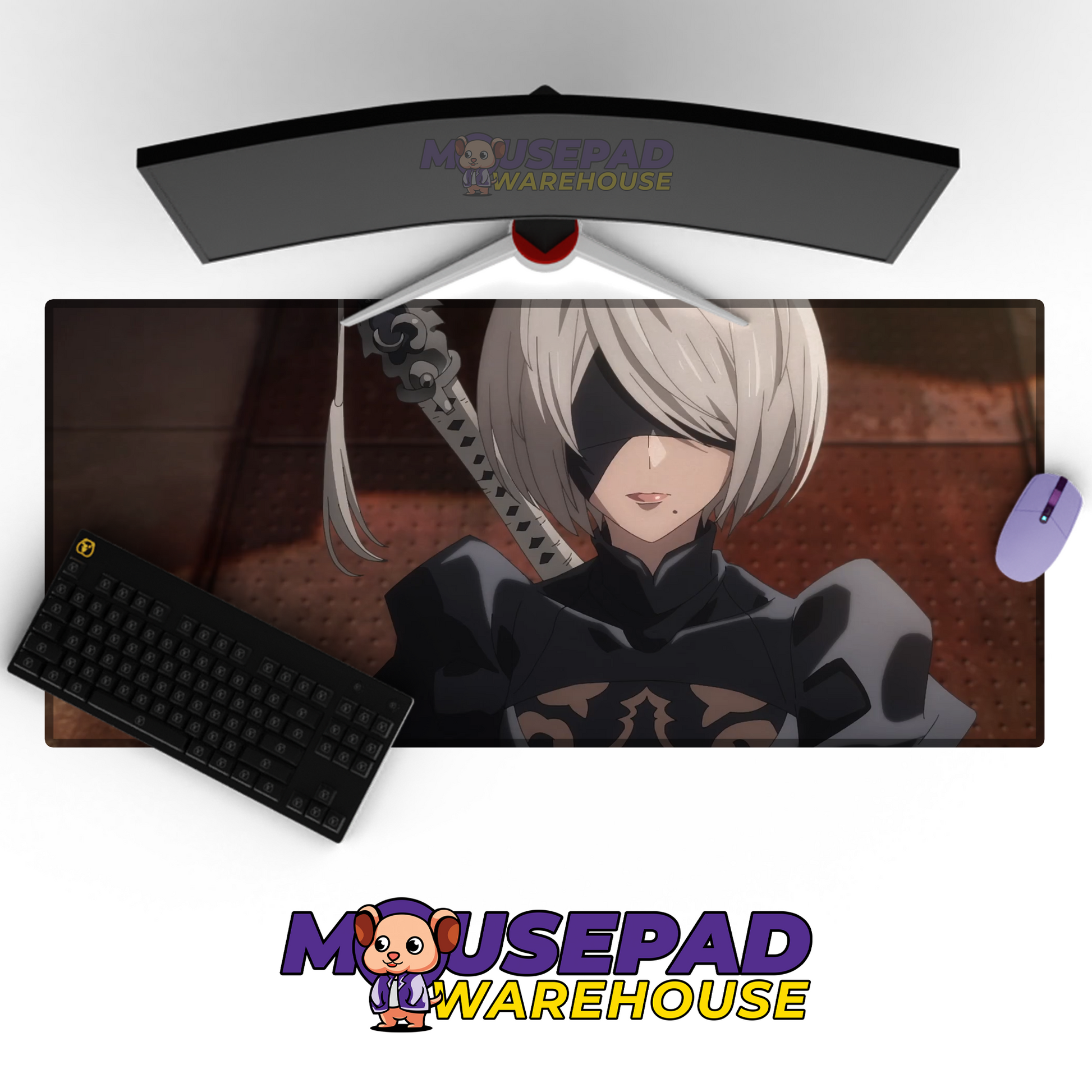 NieR Automata V10 Mousepad Mockup
