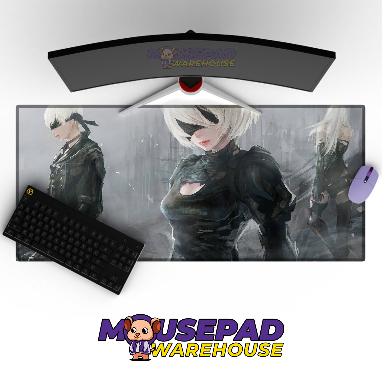 NieR Automata V16 Mousepad Mockup