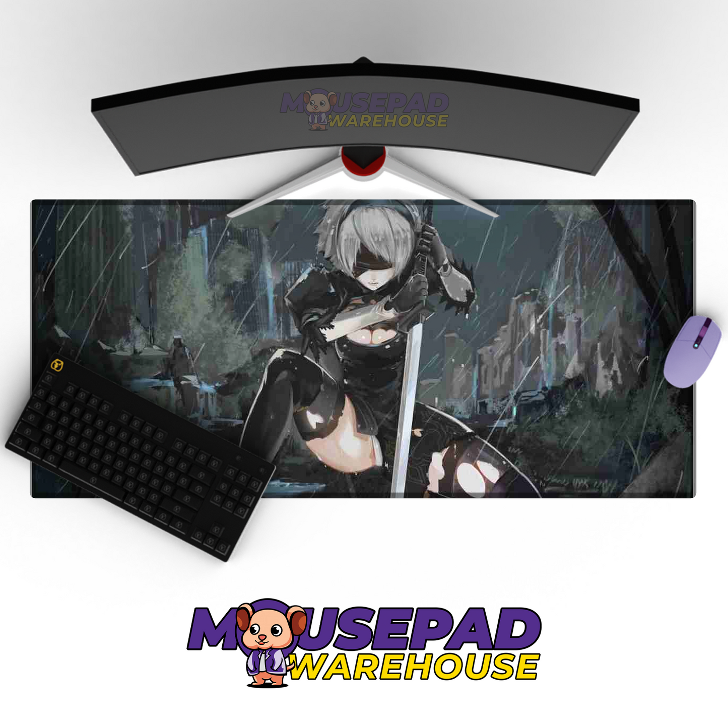 NieR Automata V19 Mousepad Mockup