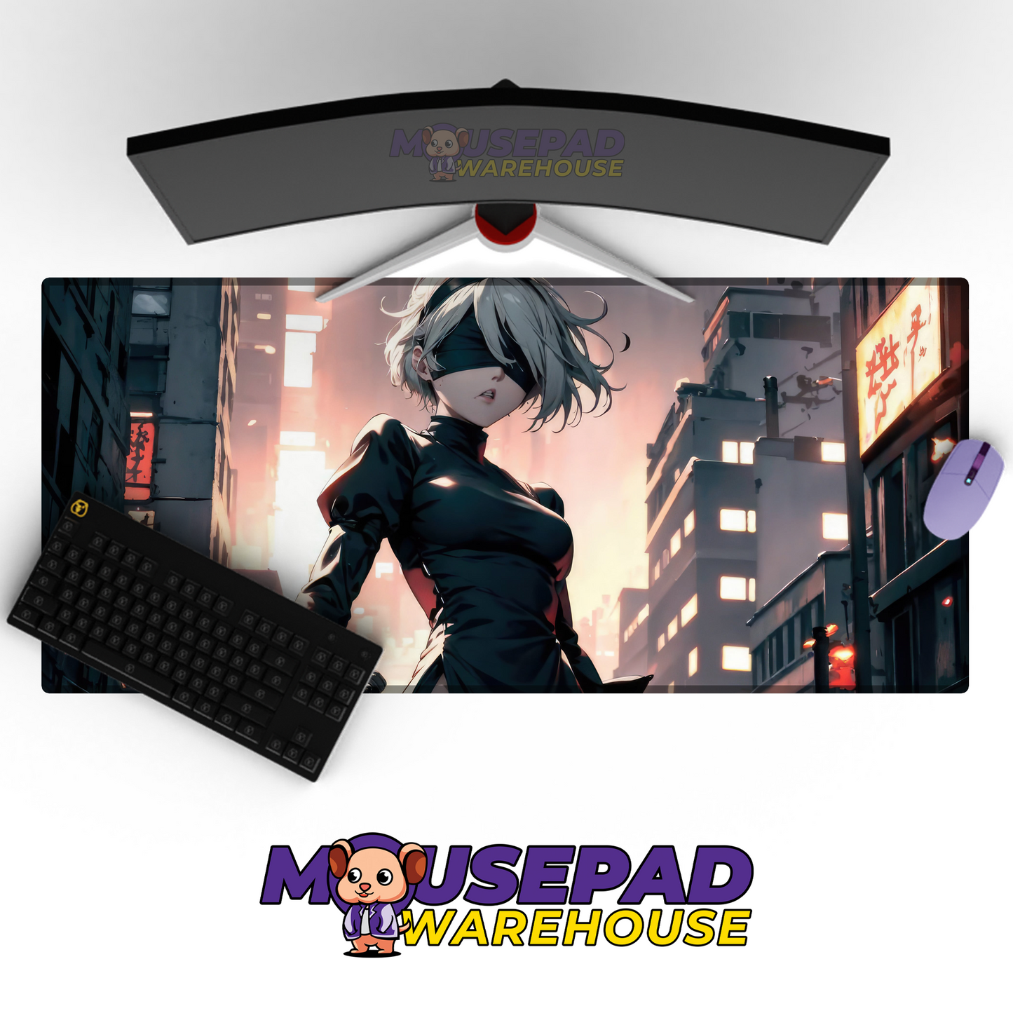 NieR Automata V20 Mousepad Mockup