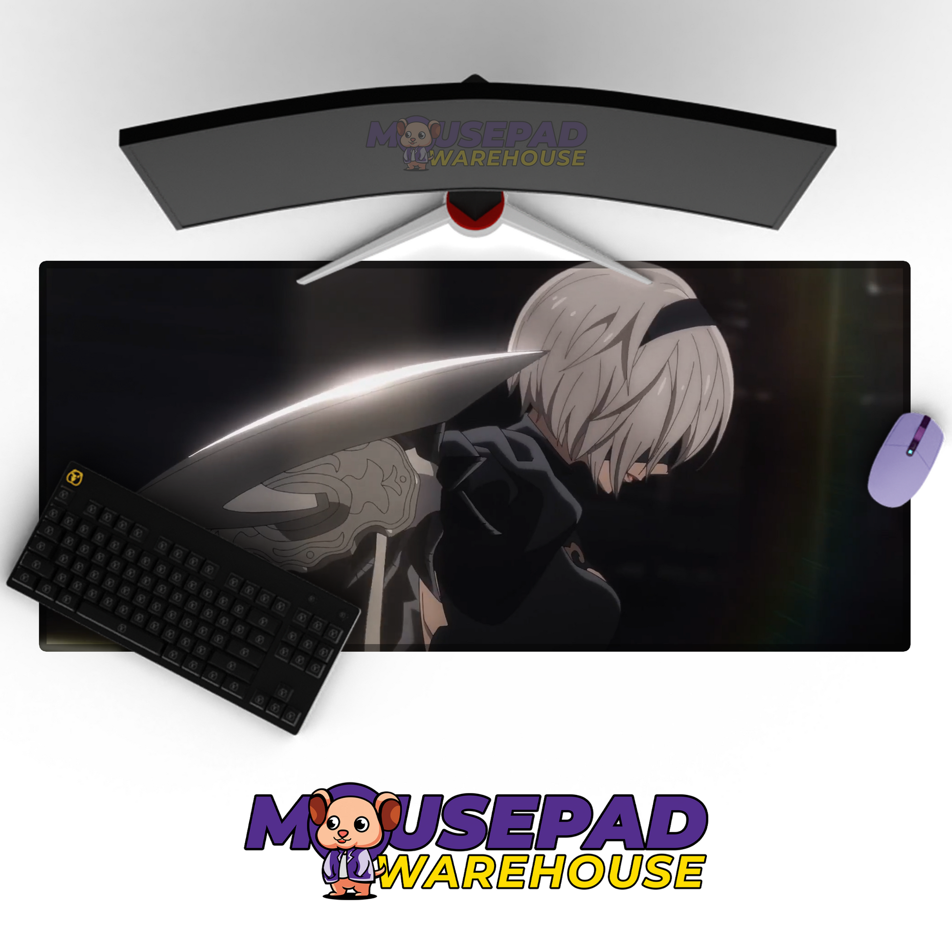 NieR Automata V21 Mousepad Mockup