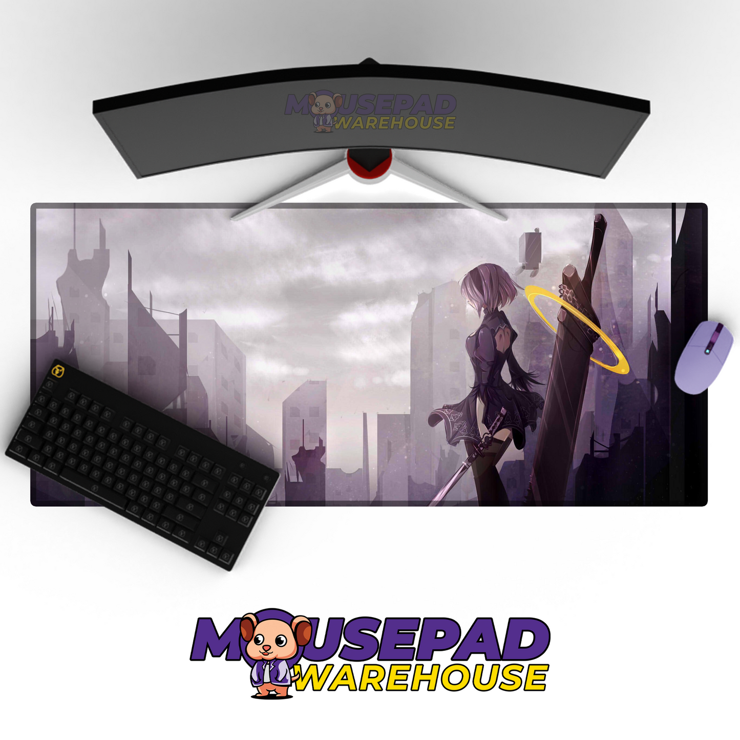 NieR Automata V23 Mousepad Mockup