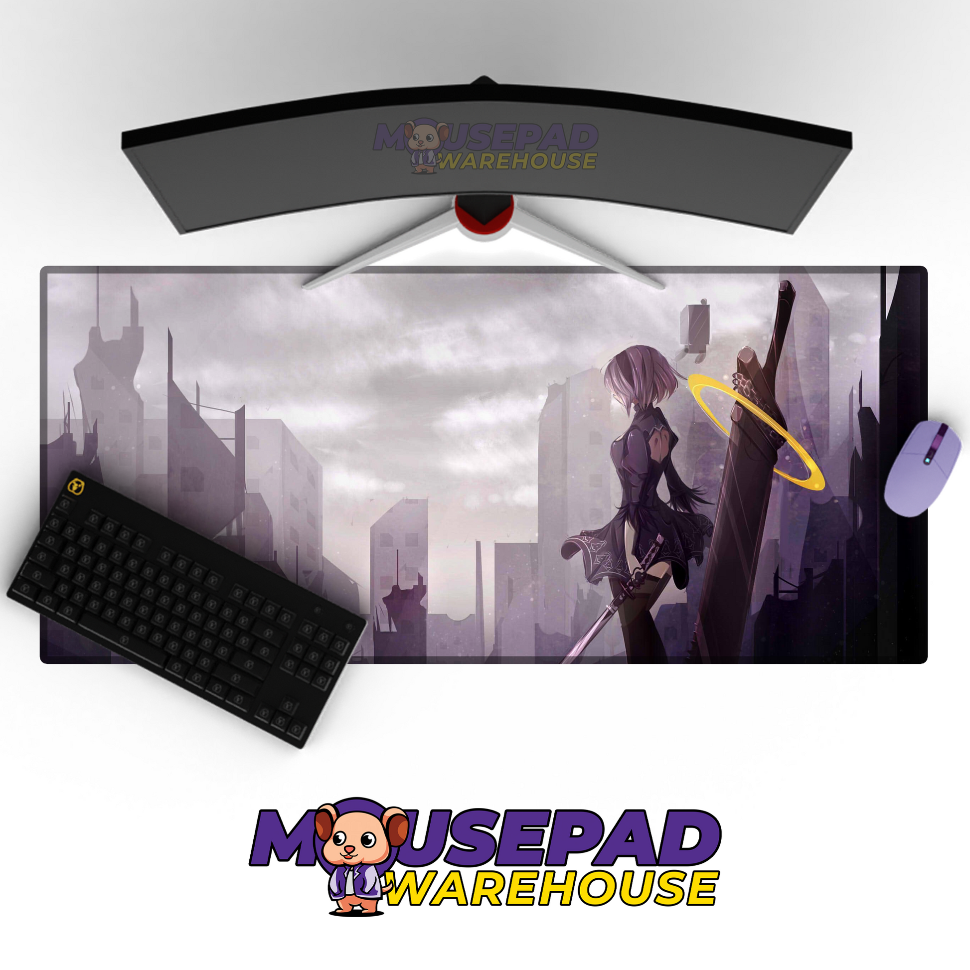 NieR Automata V23 Mousepad Mockup