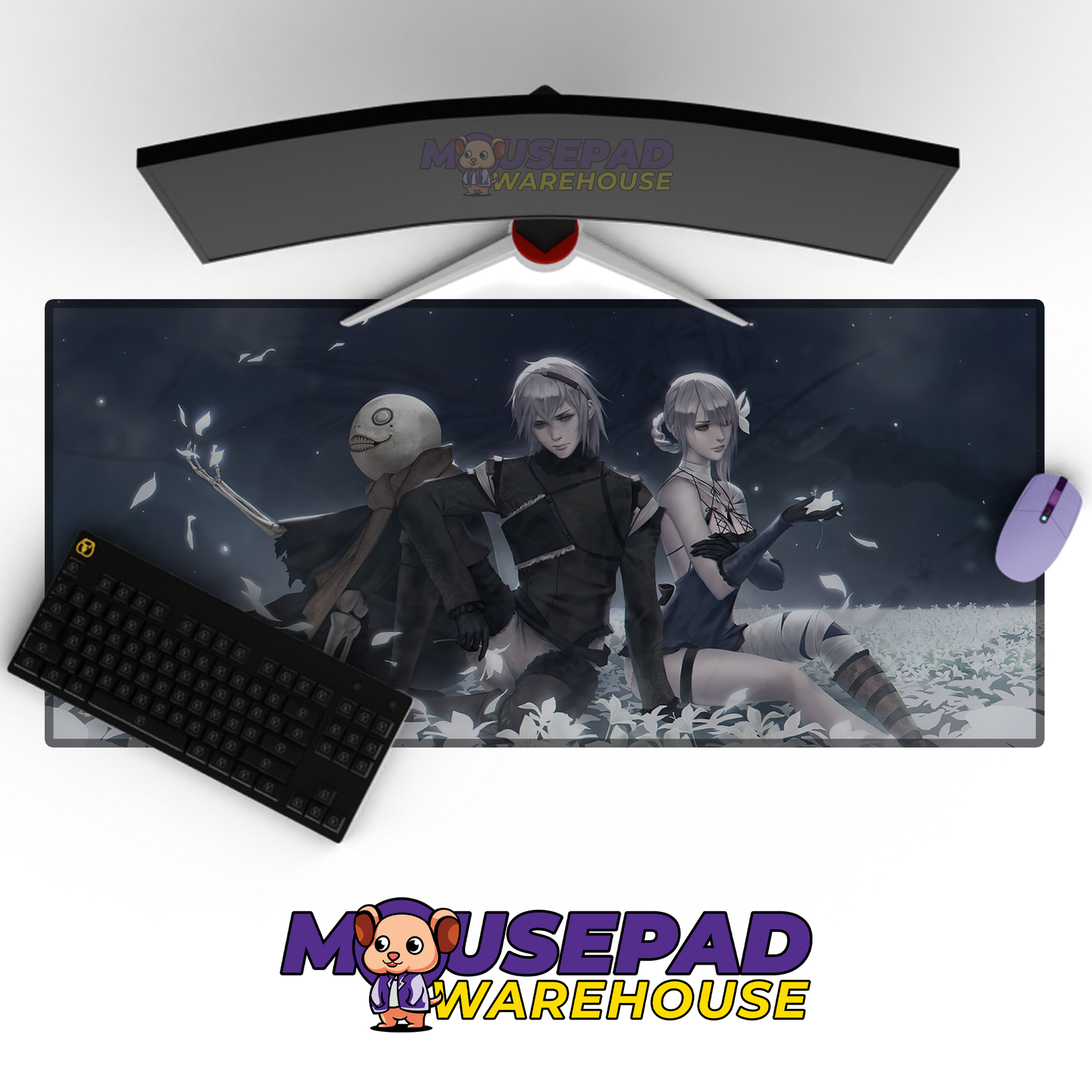 NieR Automata V24 Mousepad Mockup