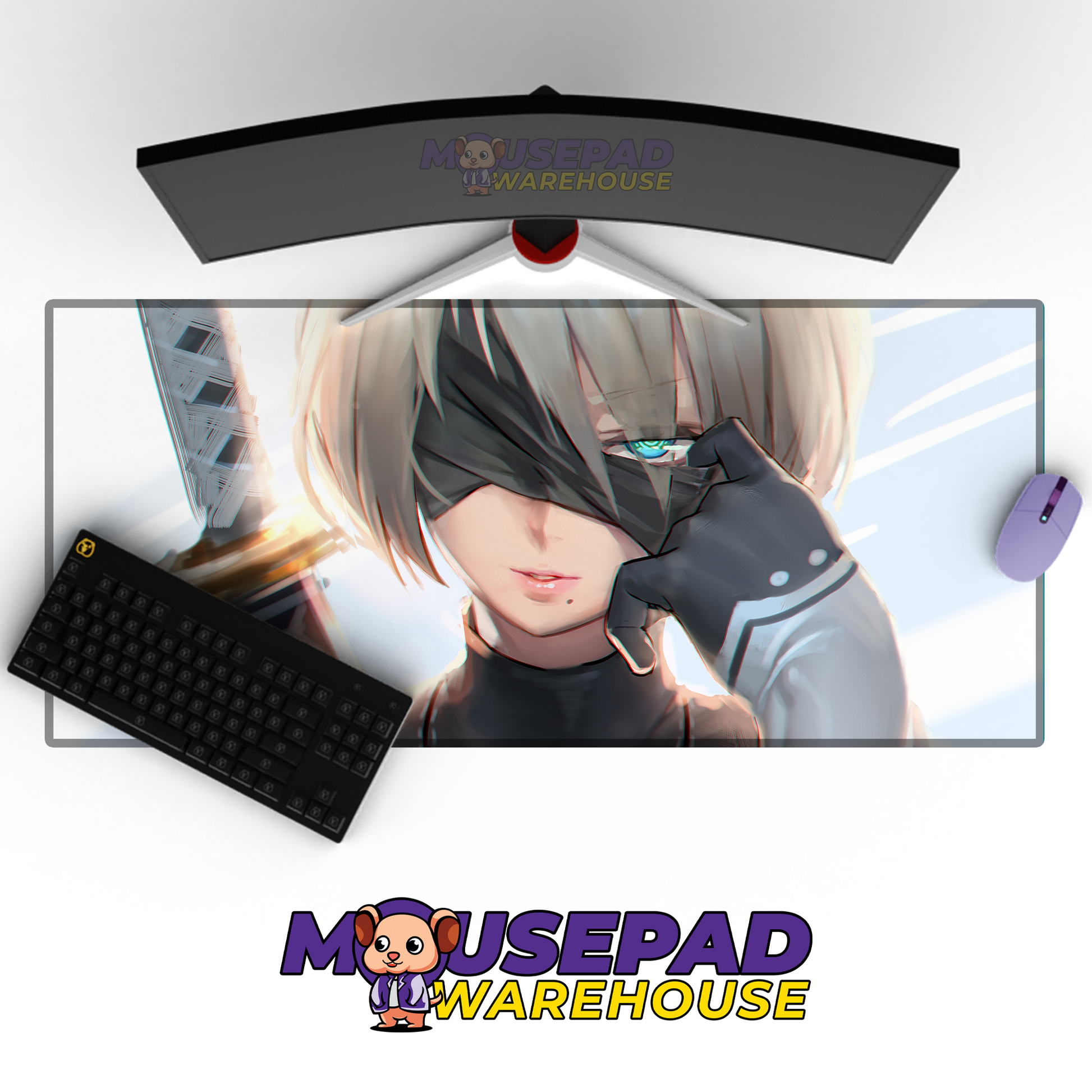 NieR Automata V25 Mousepad Mockup