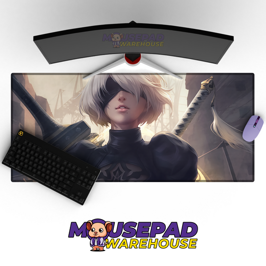 NieR Automata V26 Mousepad Mockup