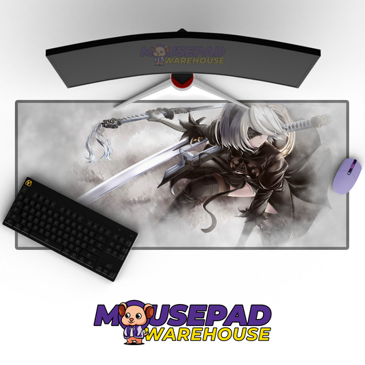 NieR Automata V27 Mousepad Mockup
