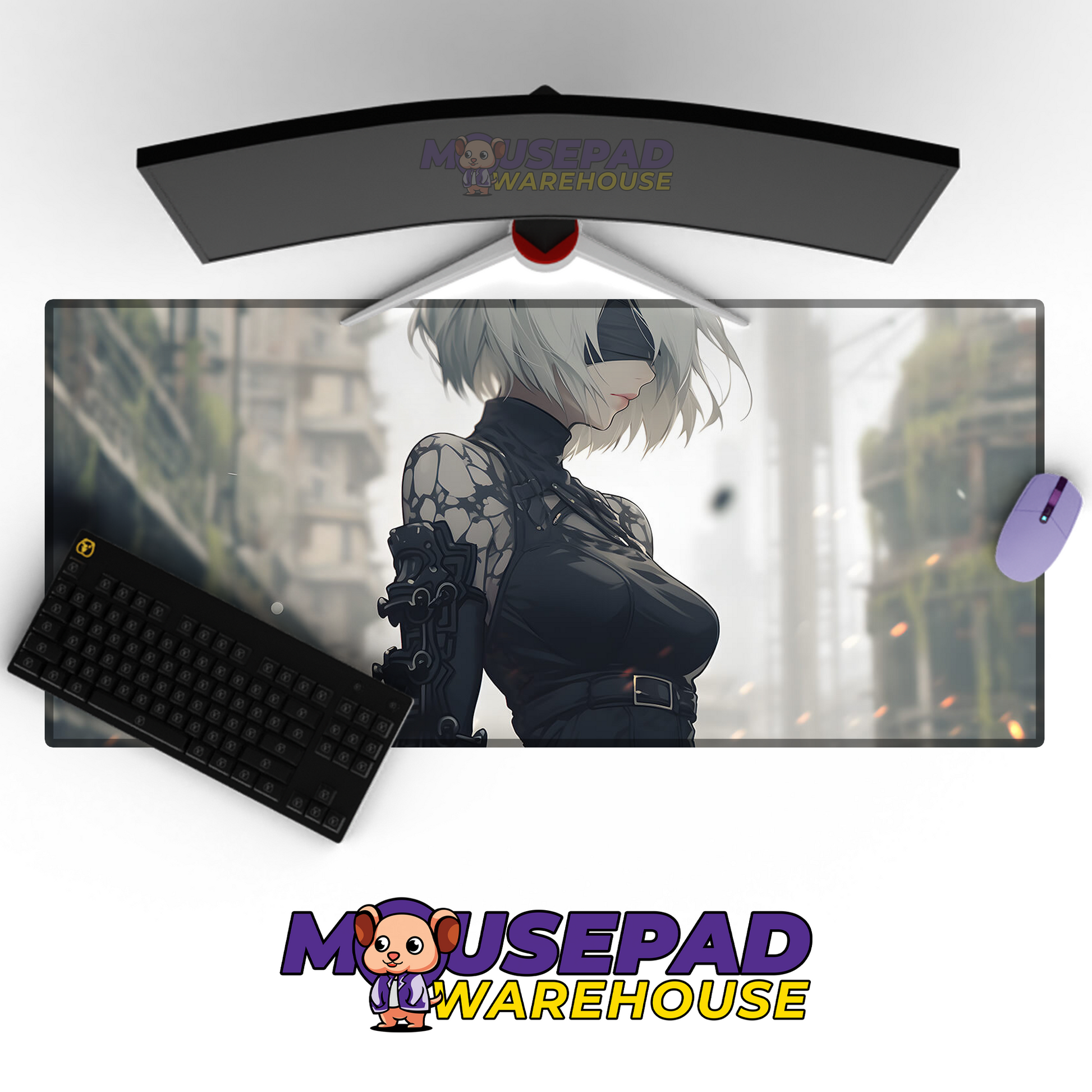 NieR Automata V2 Mousepad Mockup