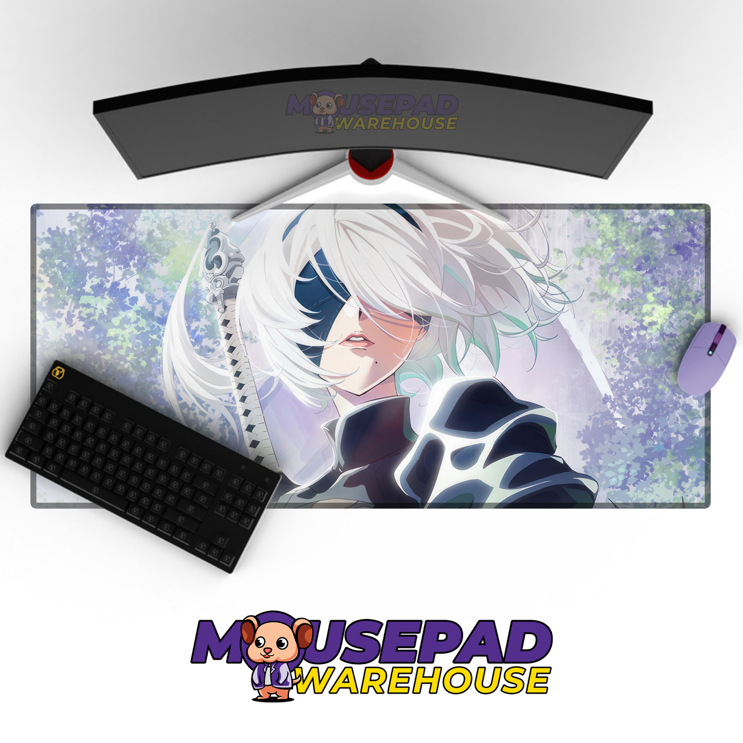 NieR Automata V4 Mousepad Mockup