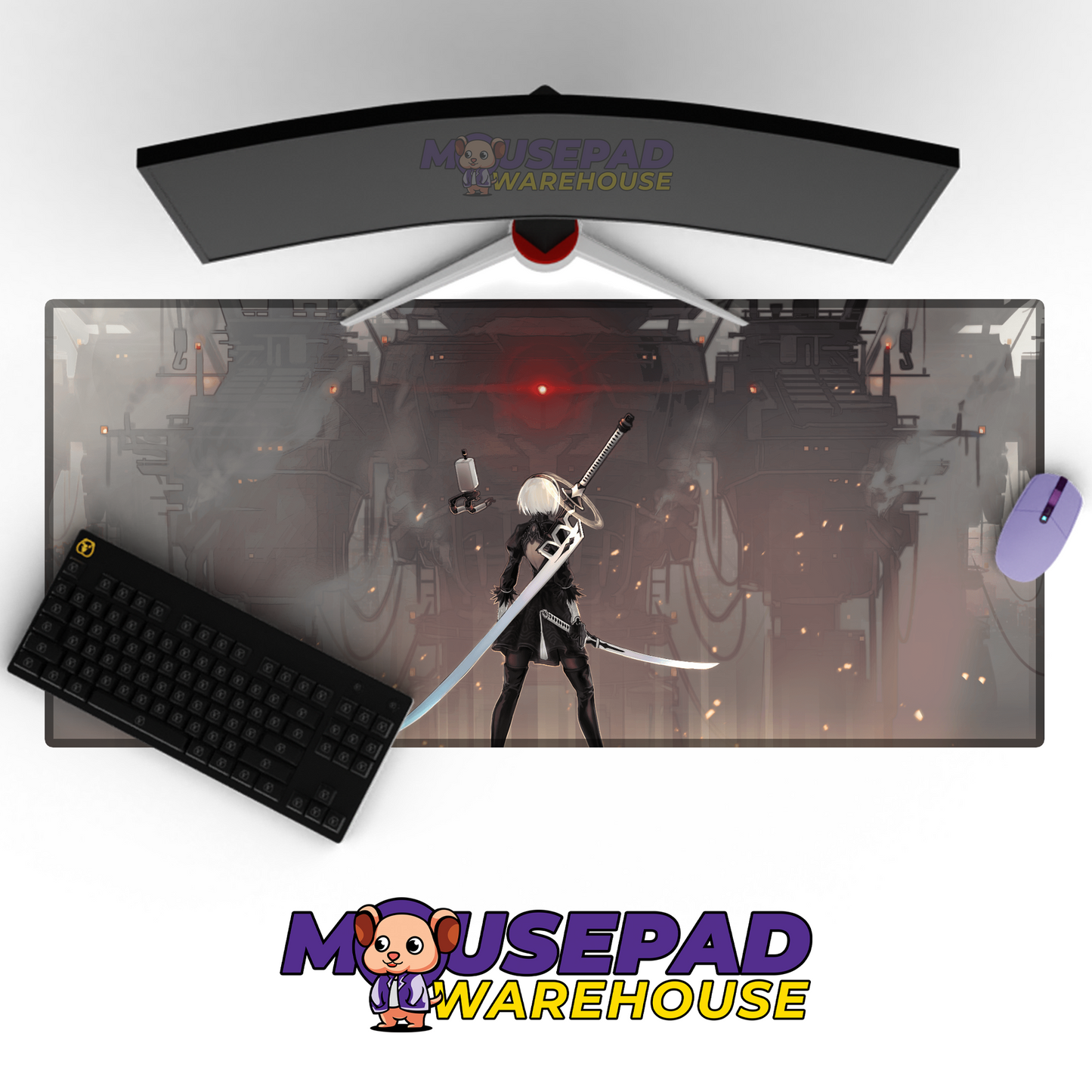 NieR Automata V6 Mousepad Mockup