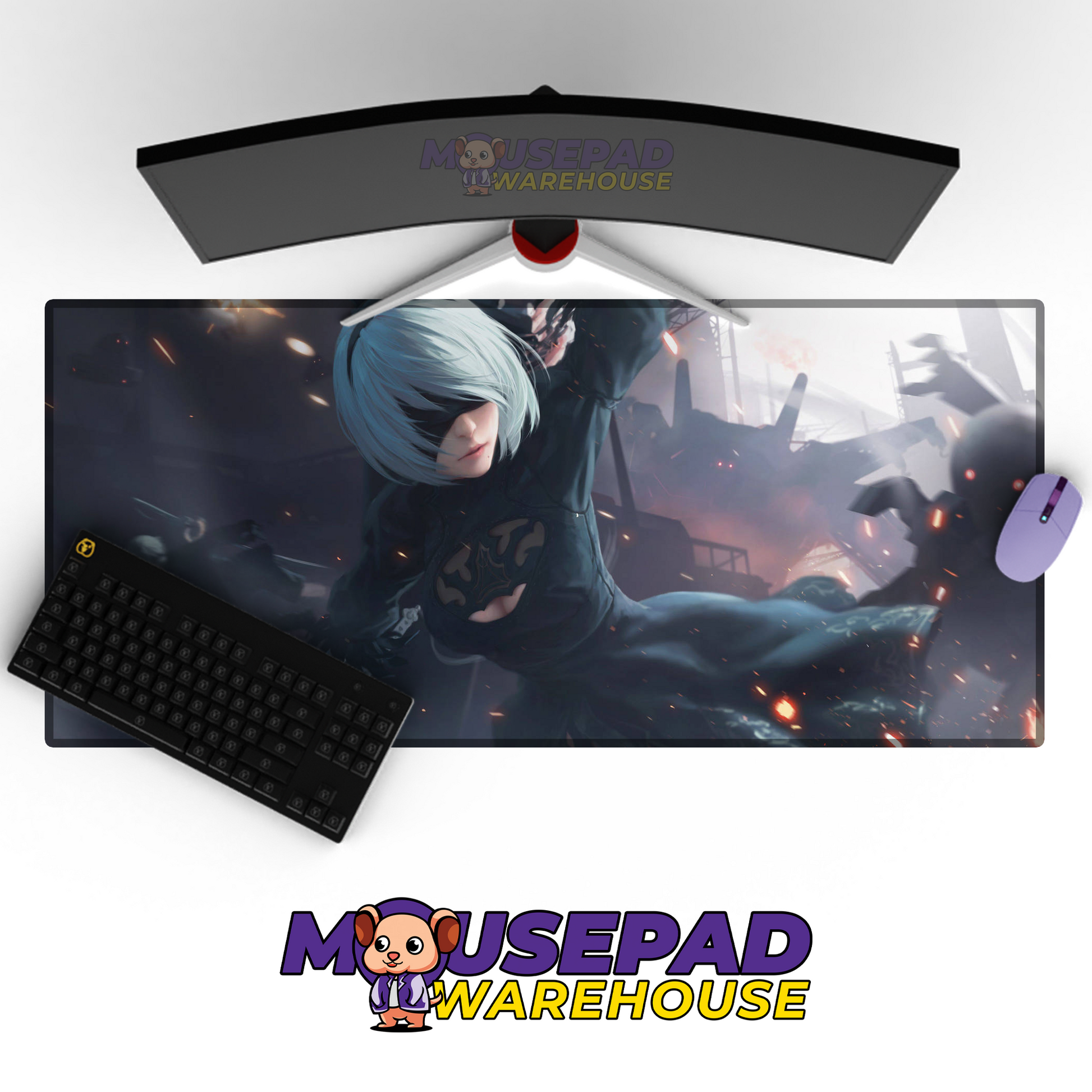 NieR Automata V8 Mousepad Mockup