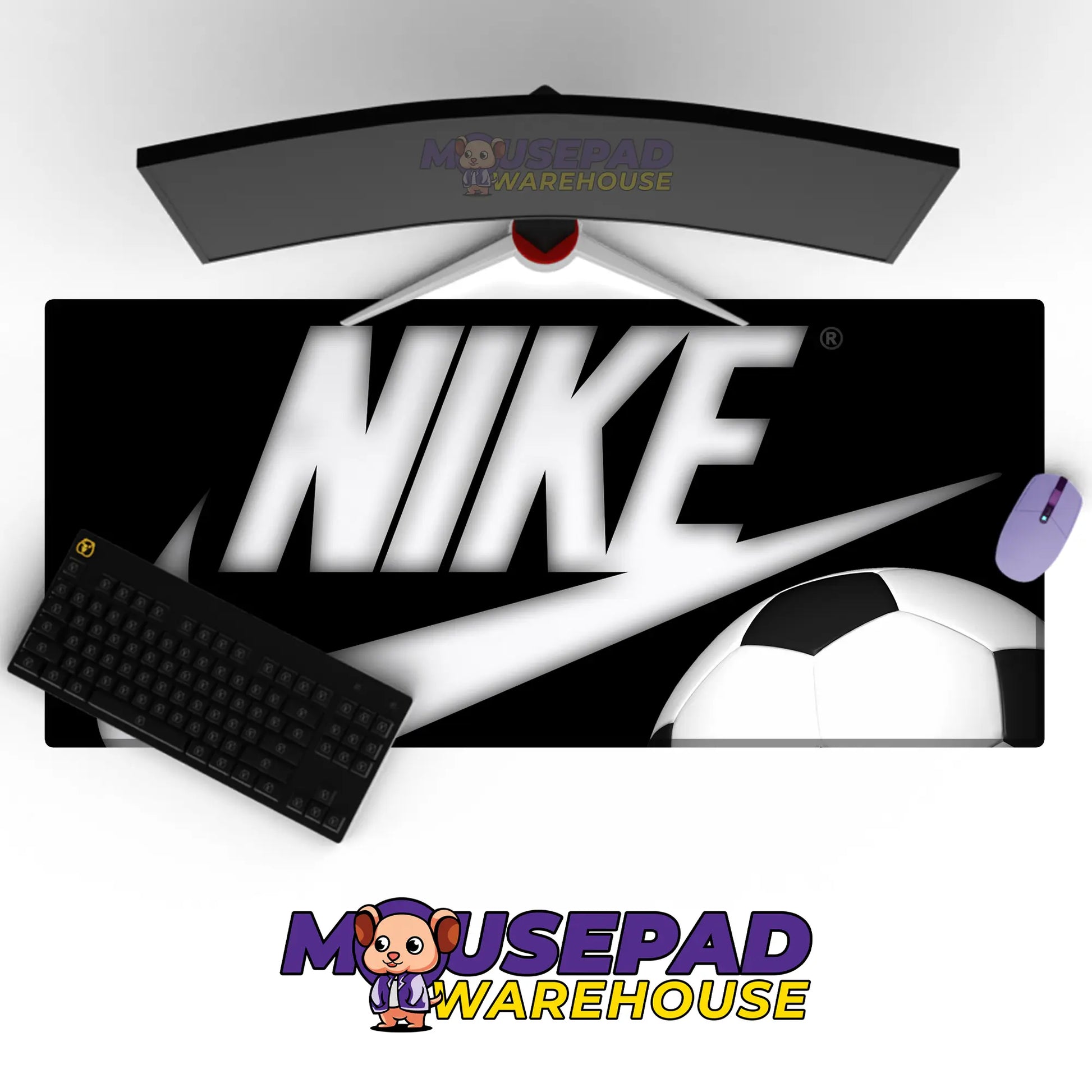 Nike Brand Imagery Mousepad 632674 MousepadWarehouse.com